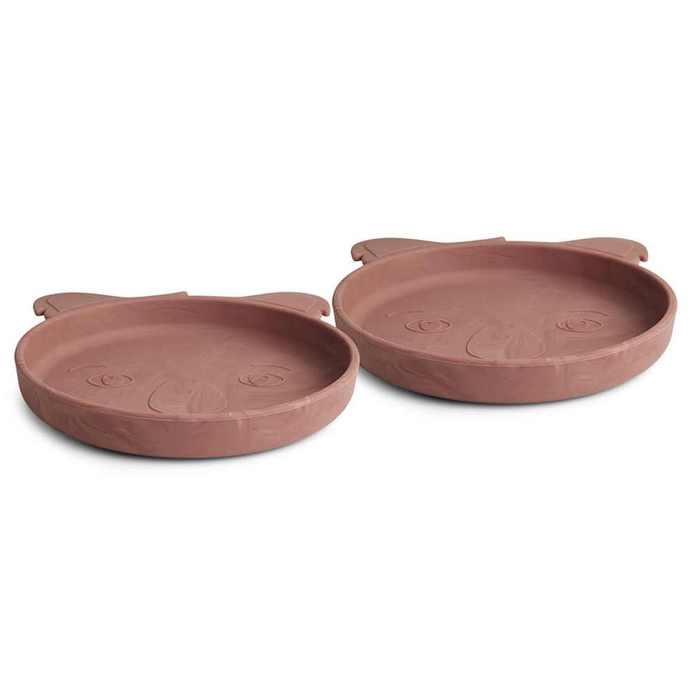 Nuuroo Akila Silicone Koala Plate Pack of 2 - Red