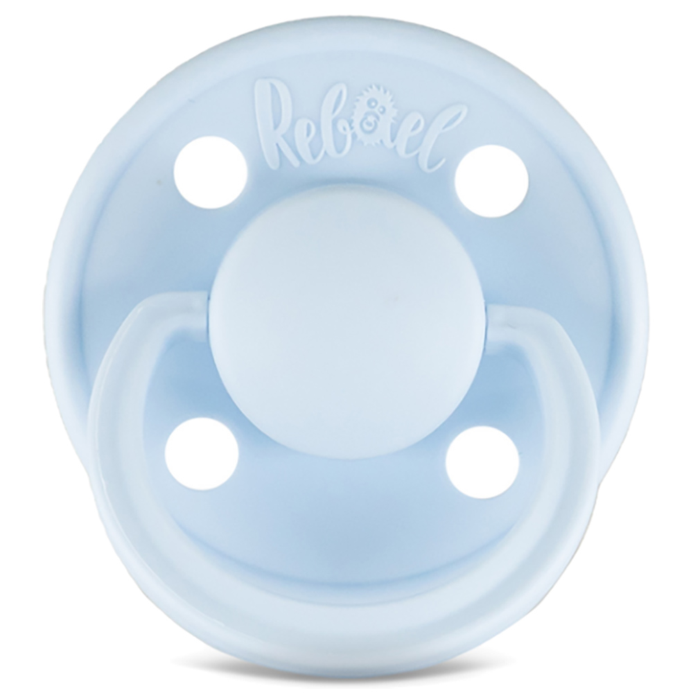 Rebael - Mono Round Pacifier S1 0-6M - Tiny Sky