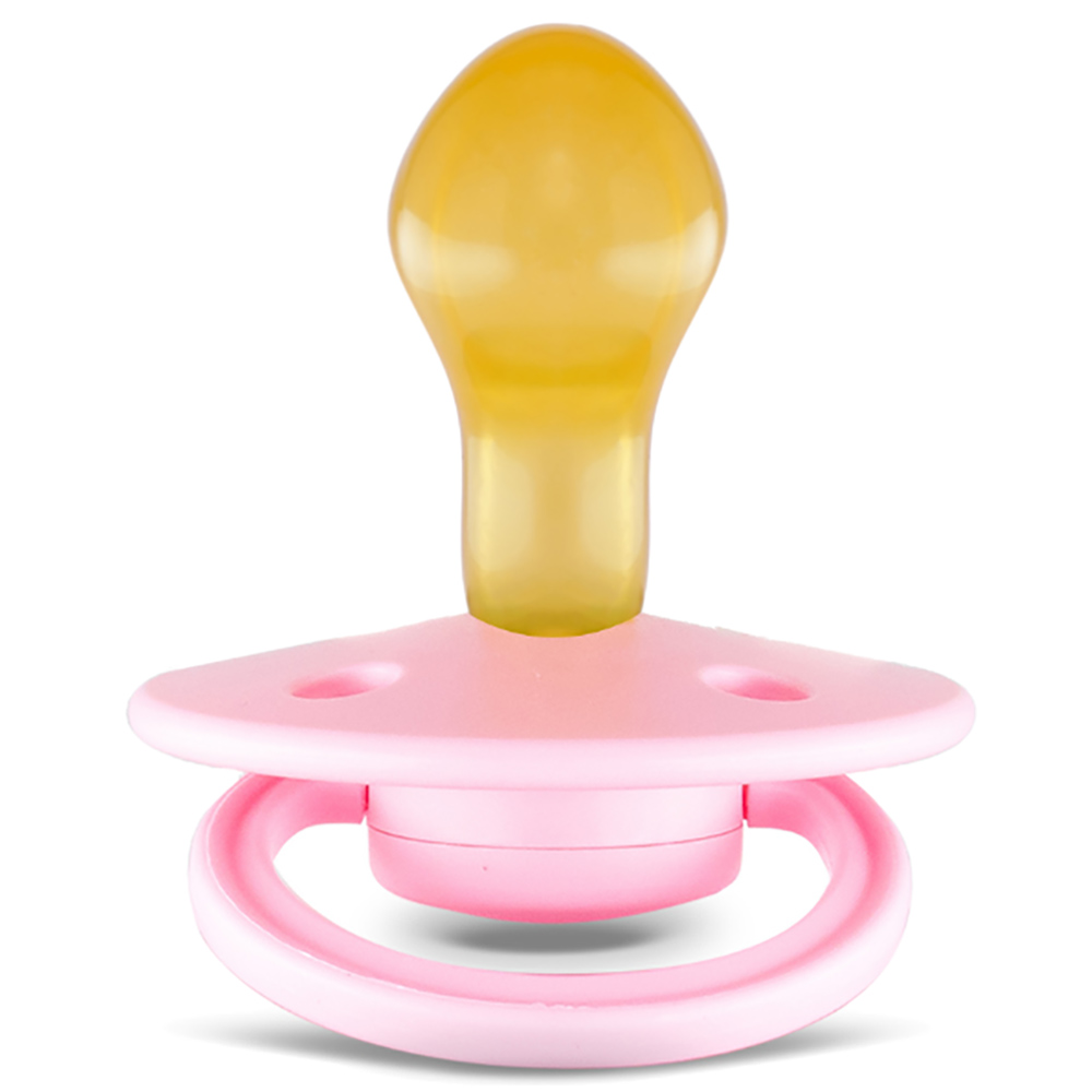 Rebael - Mono Round Pacifier S2 6M+ - Sweet Pink
