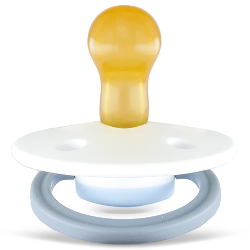 Rebael - Fashion Round Pacifier S1 0-6M - Snowy Sky Pony