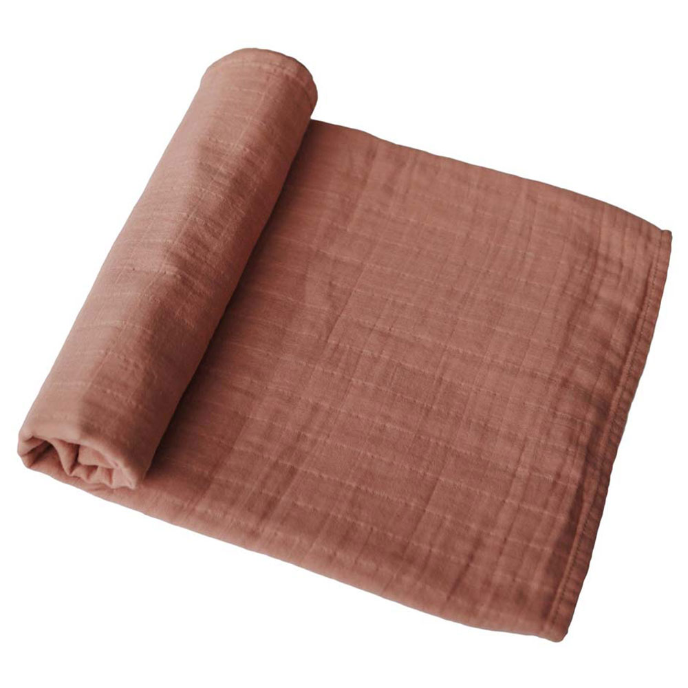Mushie Swaddle - Tawny Birch