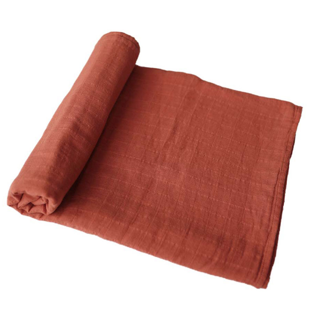 Mushie Swaddle - Auburn