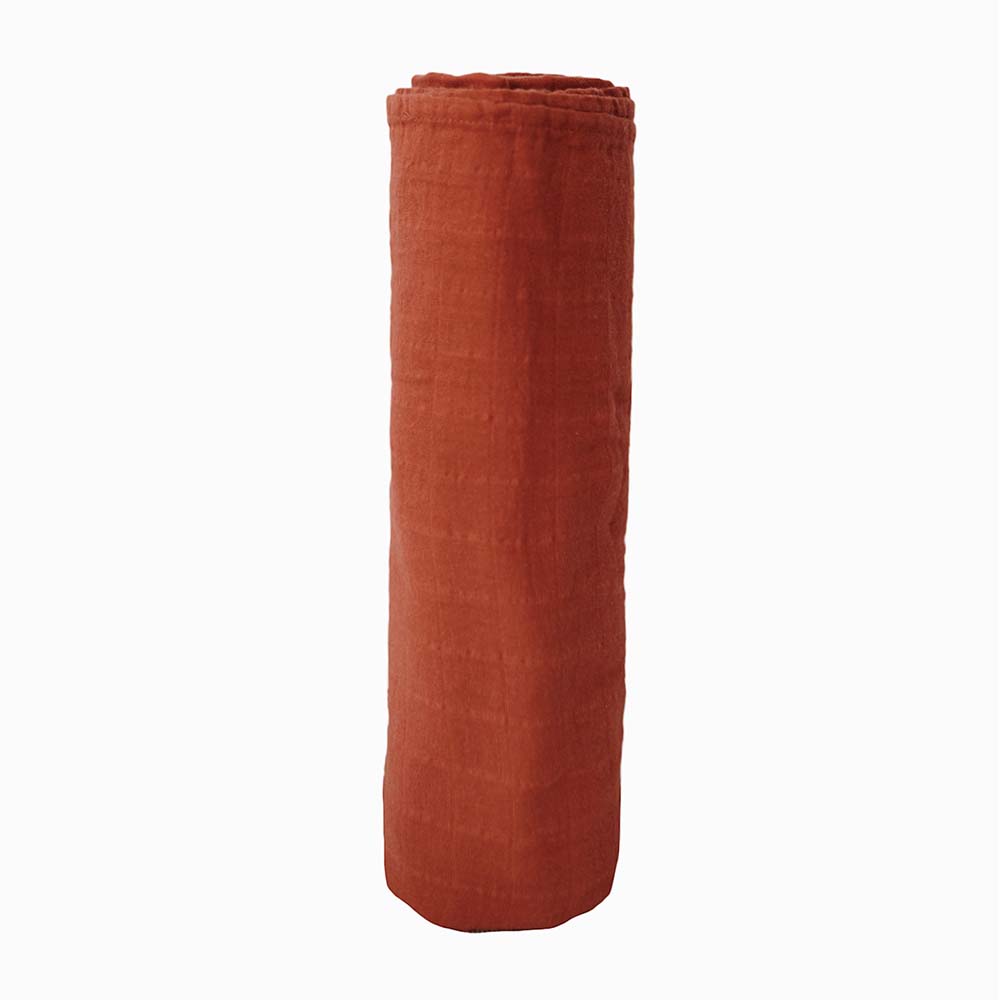Mushie Swaddle - Auburn
