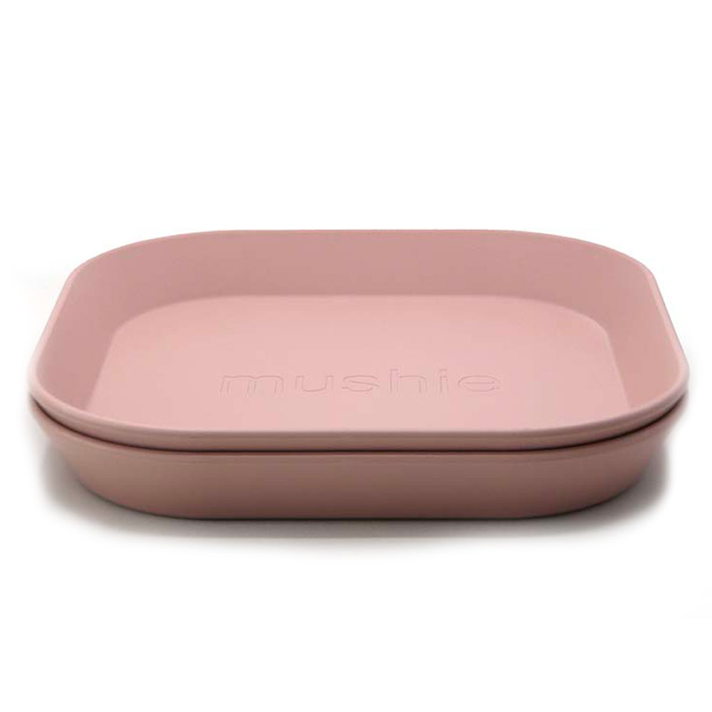 Mushie - Dinner Plate Square - Blush