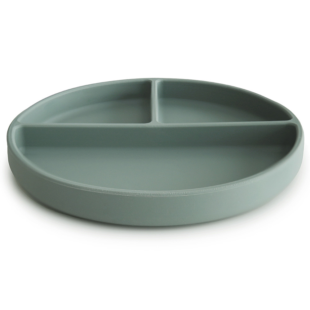 Mushie - Silicone Plate - Cambridge Blue