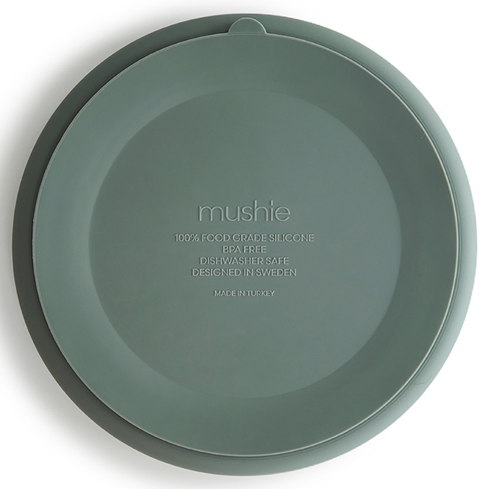 Mushie - Silicone Plate - Cambridge Blue
