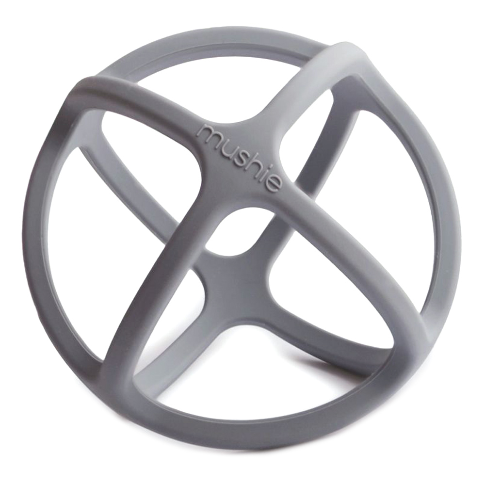 Mushie - Teether - Ball Dove Grey