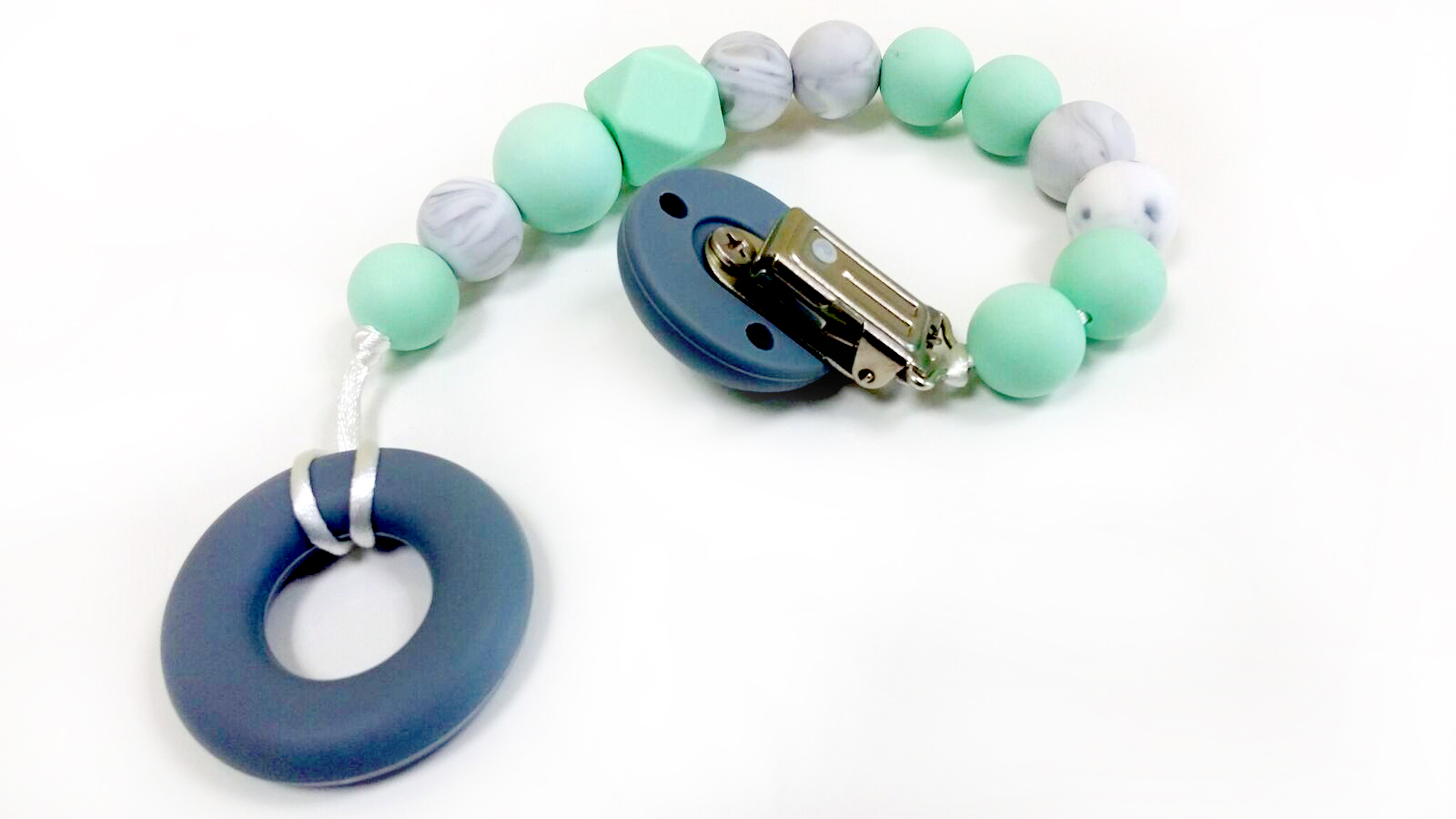 Desert Chomps - Teething Clips - Mint