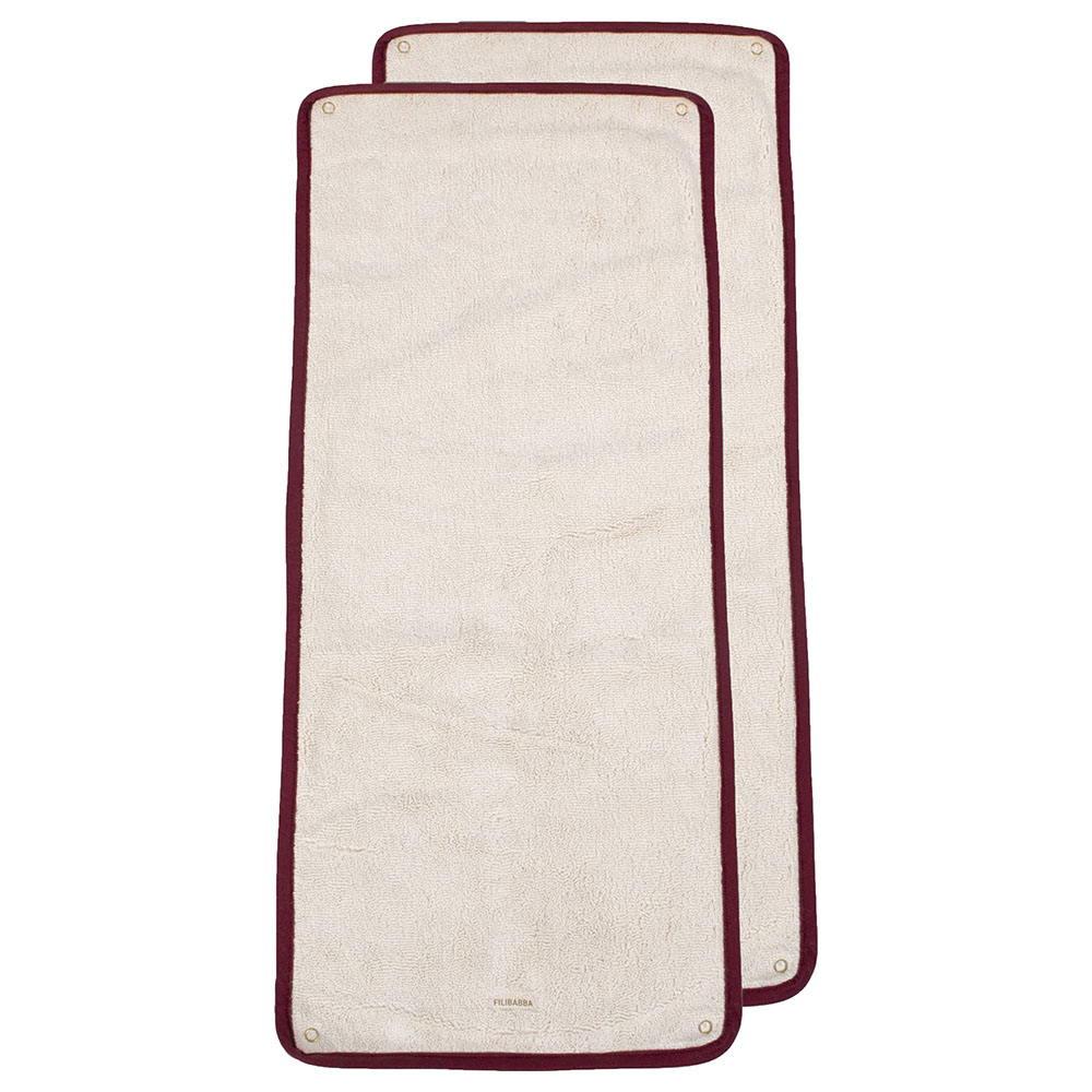 Filibabba - Layer For Changing Pad - Pack of 2 - Deeply Red