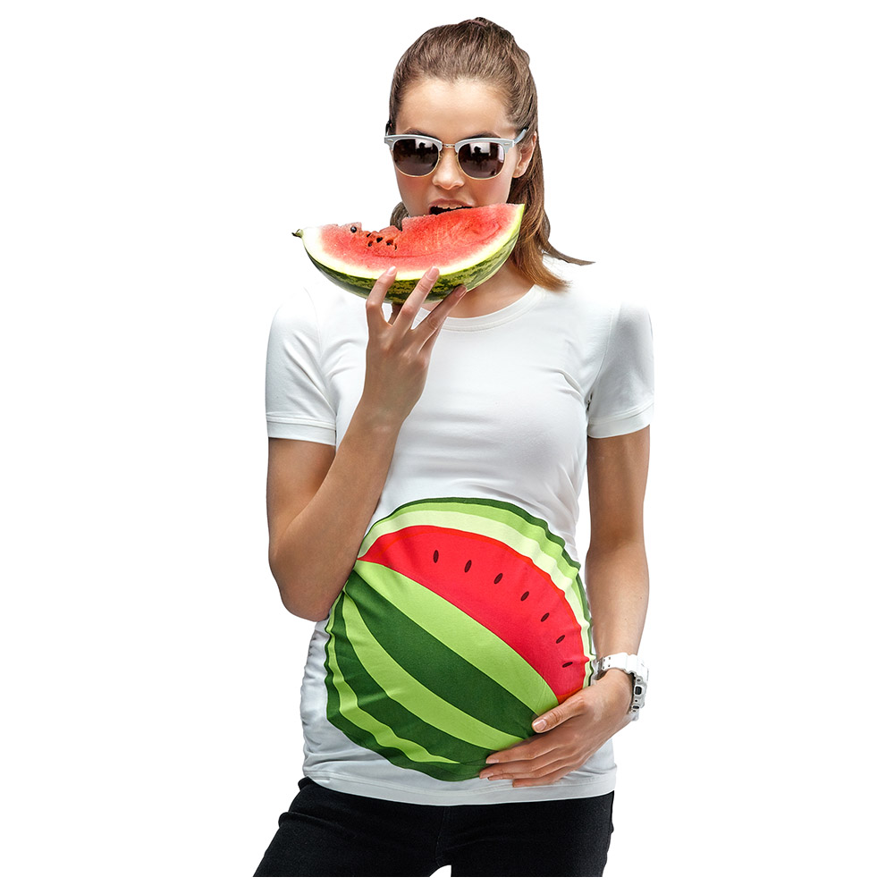 Mamagama - My Watermelon Bump T-Shirt