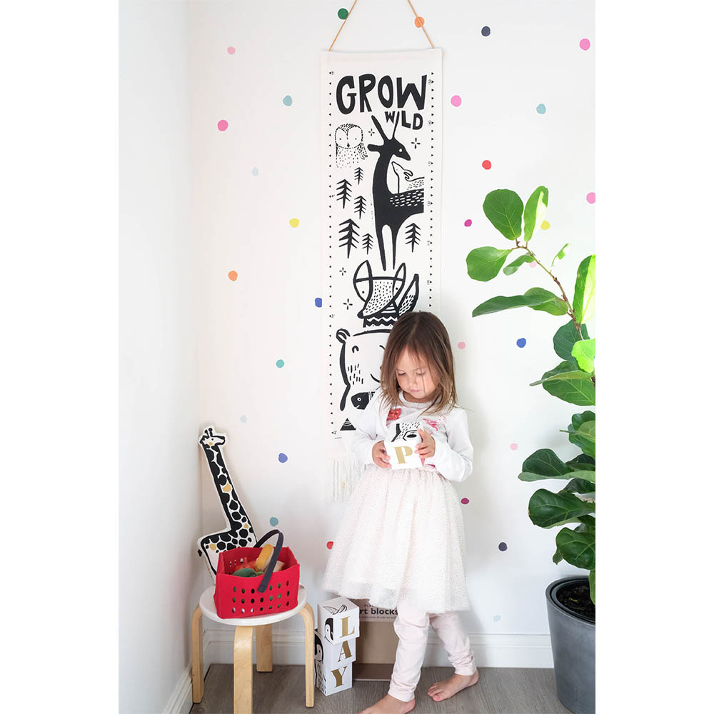 Wee Gallery - Canvas Growth Charts - Woodland