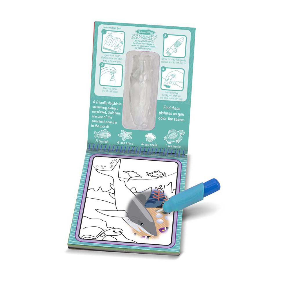 Melissa & Doug Water Wow! Under The Sea Water Reveal Pad