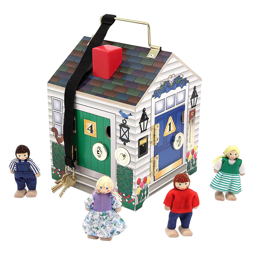 Melissa & Doug Wooden Doorbell House