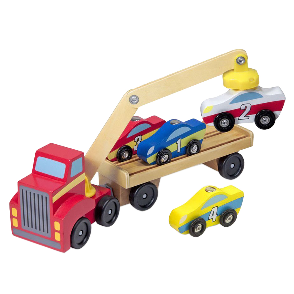 Melissa & Doug Magnetic Car Loader