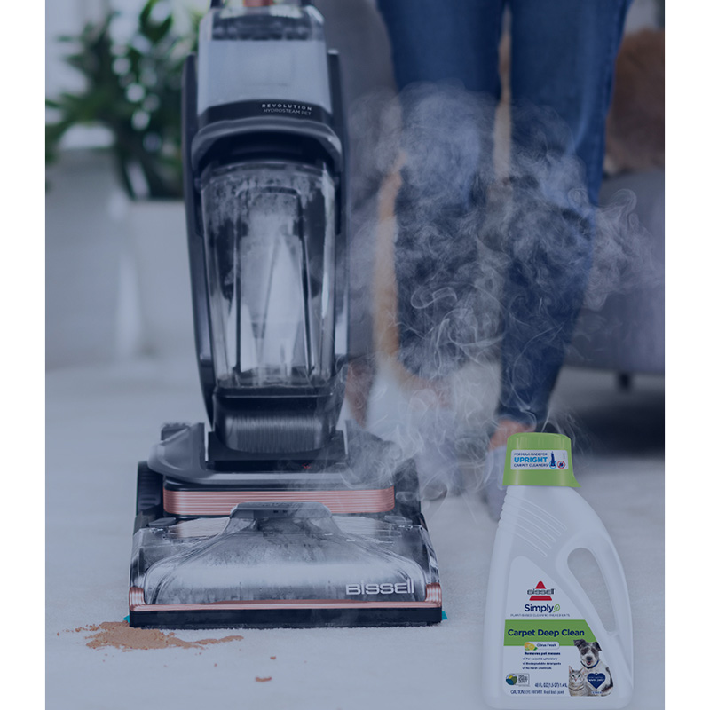 Bissell Revolution Hydrosteam Vacuum Cleaner - Titanium/Black
