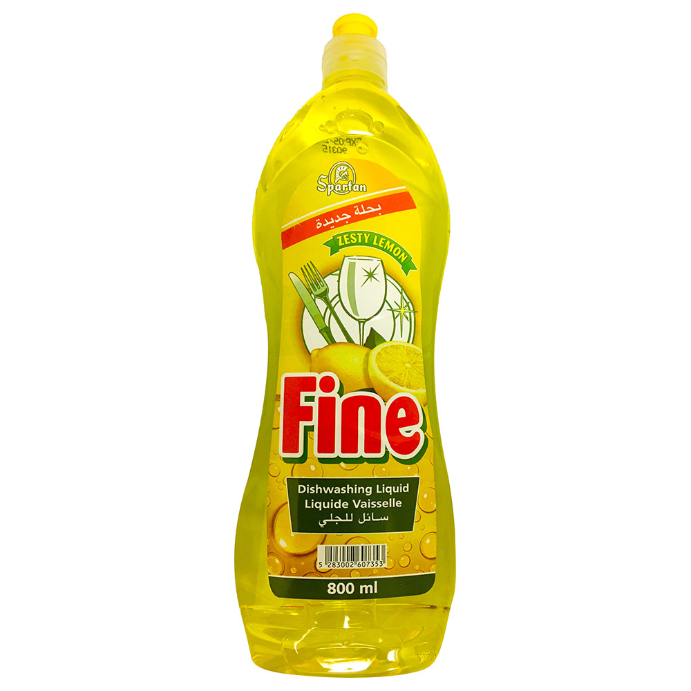 Spartan - Fine Dishwashing Liquid 800ml - Lemon