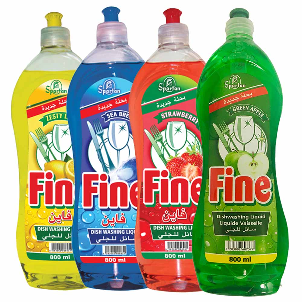 Spartan - Fine Dishwashing Liquid 800ml - Lemon