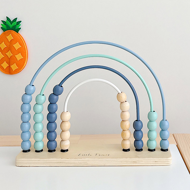 Factory Price - Ruby Wooden Rainbow Abacus Counting Toys - A