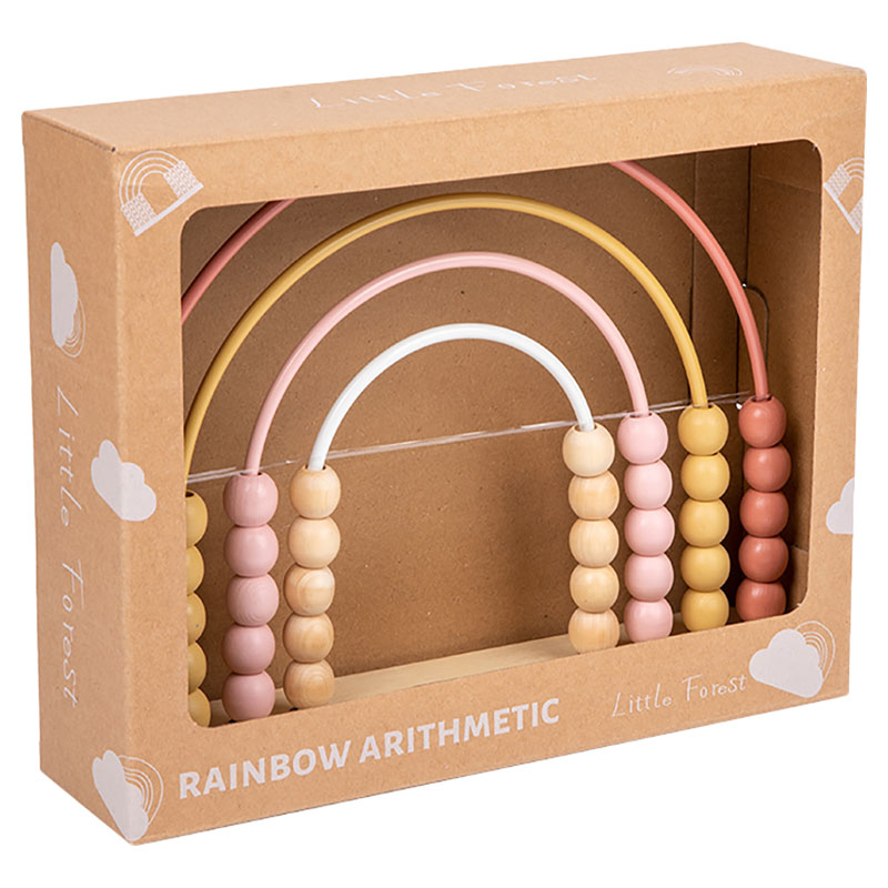 Factory Price - Ruby Wooden Rainbow Abacus Counting Toys - B
