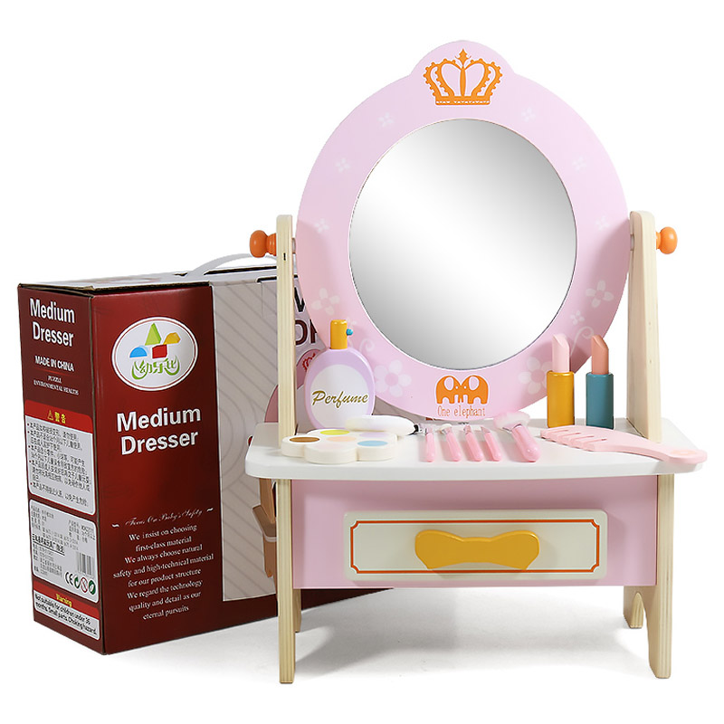 Factory Price - Romy Wooden Dressing Table with Accessories - A