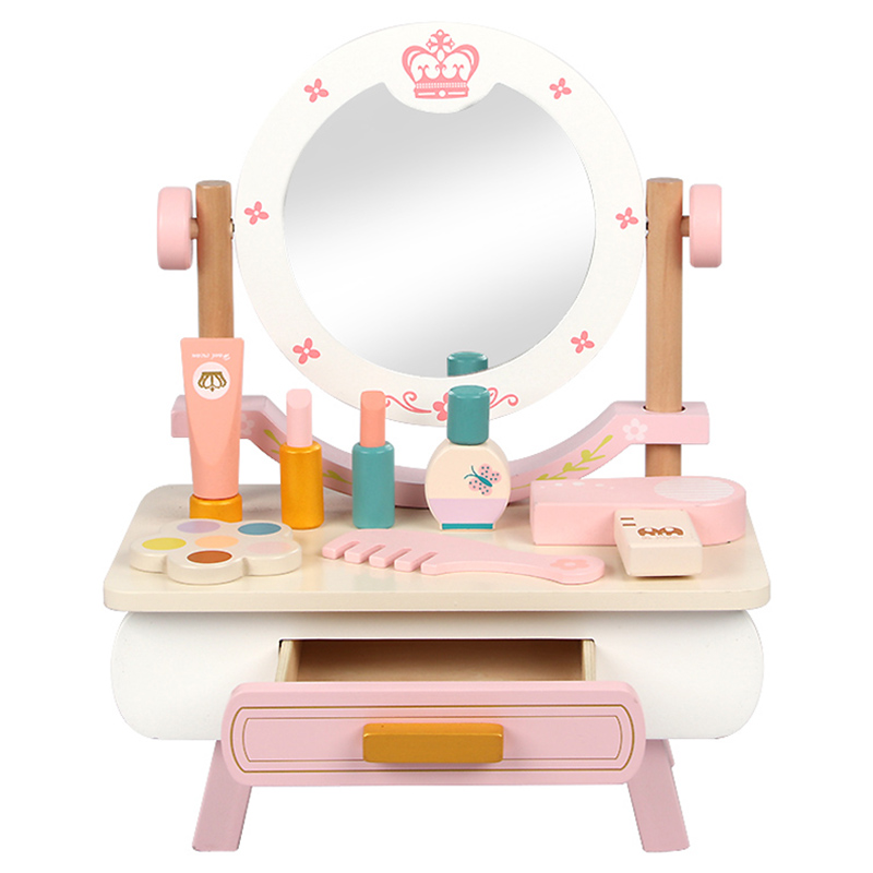 Factory Price - Romy Wooden Dressing Table with Accessories - B