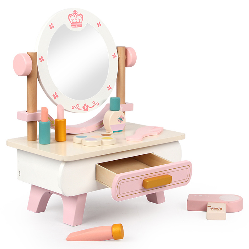 Factory Price - Romy Wooden Dressing Table with Accessories - B