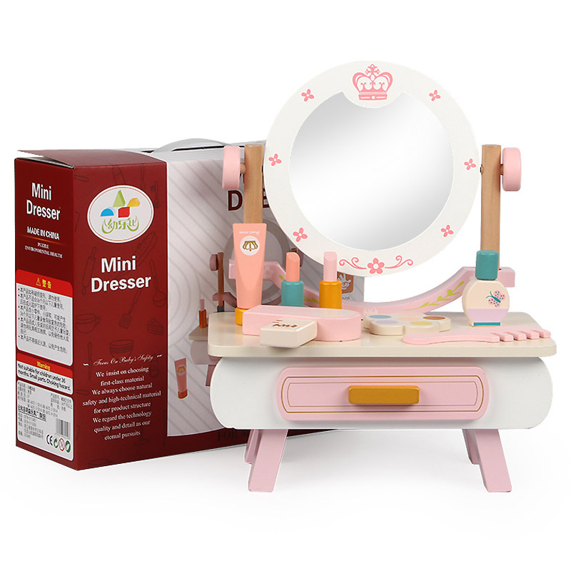 Factory Price - Romy Wooden Dressing Table with Accessories - B