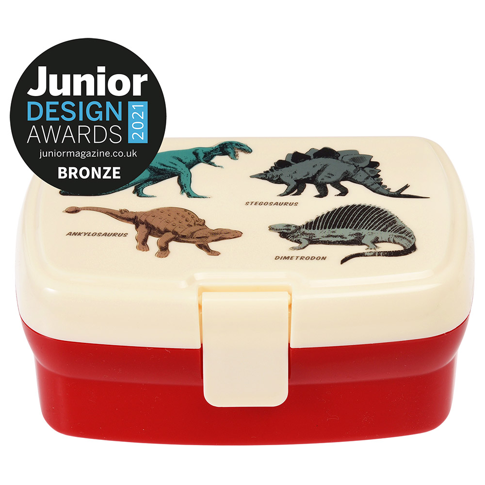 Rex London - Lunch Box with Tray & 2 Compartments - Prehistoric Land