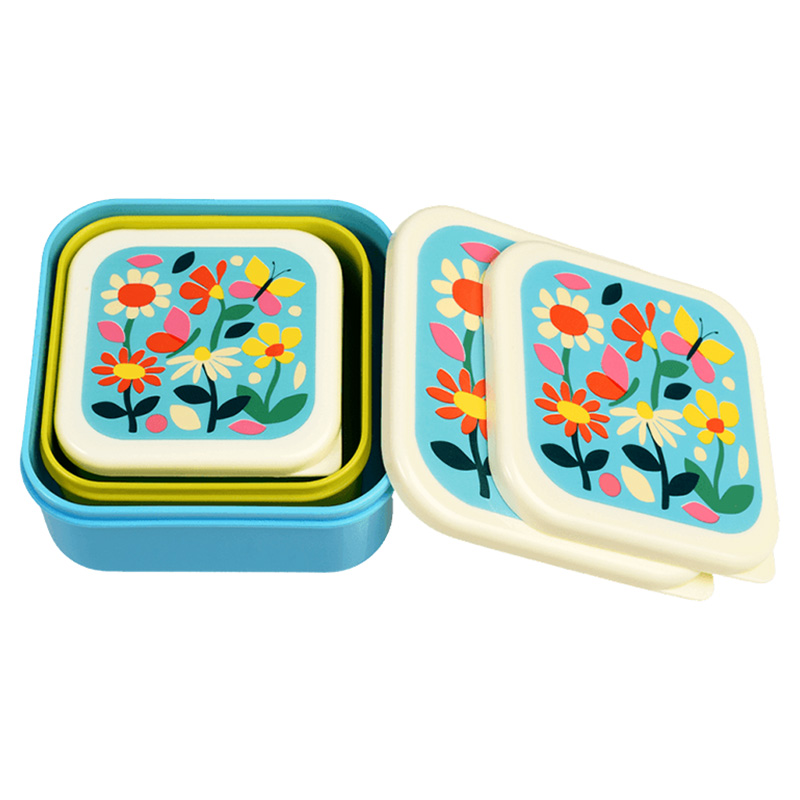 Rex London - Butterfly Garden Snack Boxes 3pcs