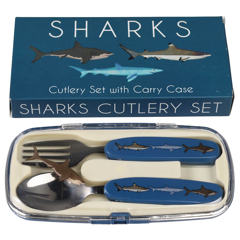 Rex London - Children's Cutlery Set - Sharks