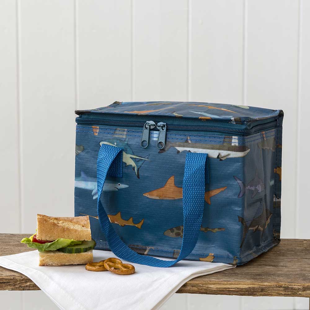 Rex London - Insulated Lunch Bag - Sharks