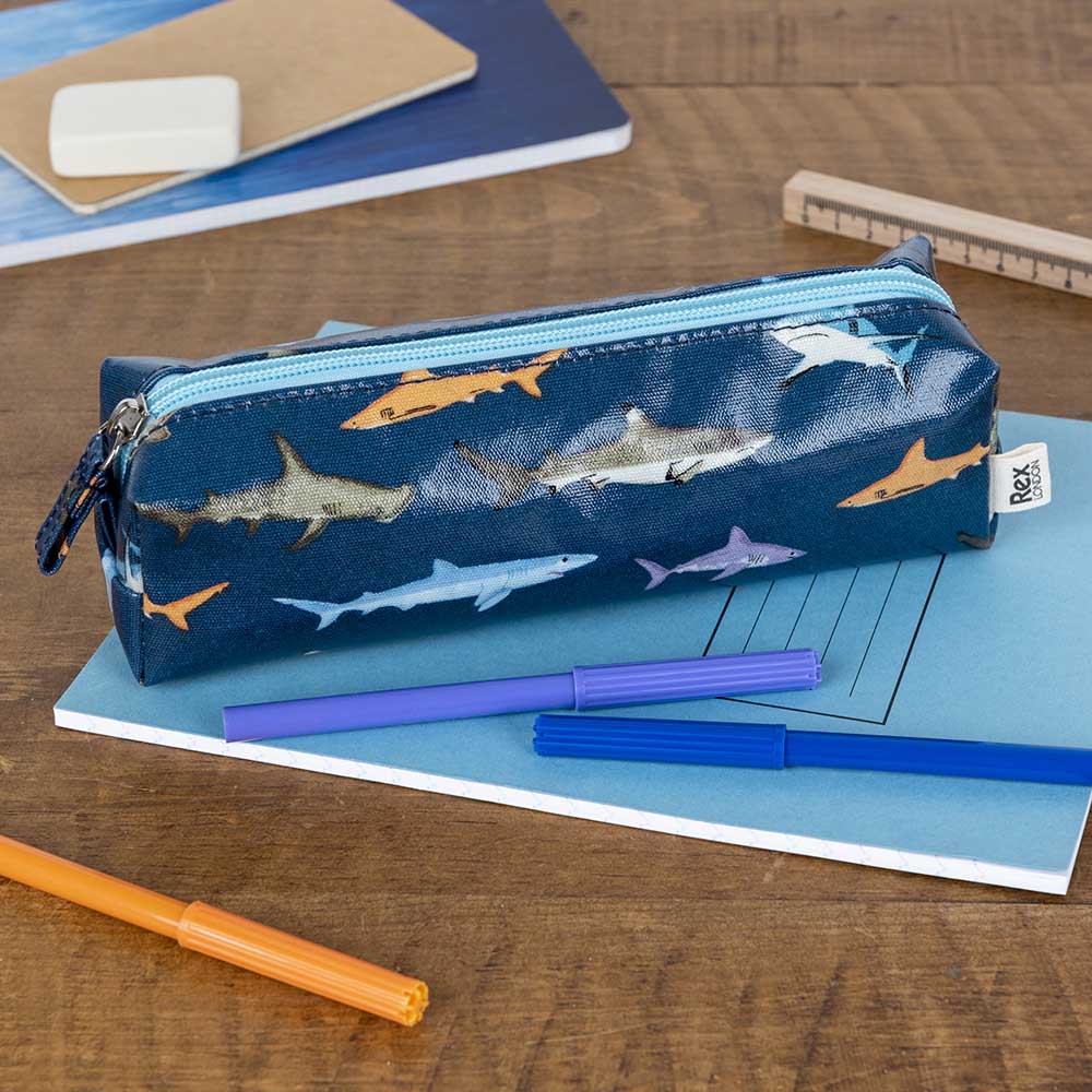 Rex London - Pencil Case - Sharks