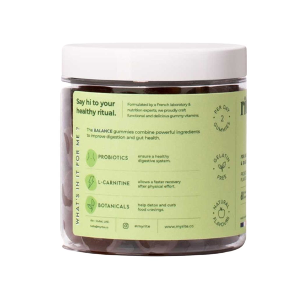 Rite - Balance Vegan Gummies Vitamins - Green