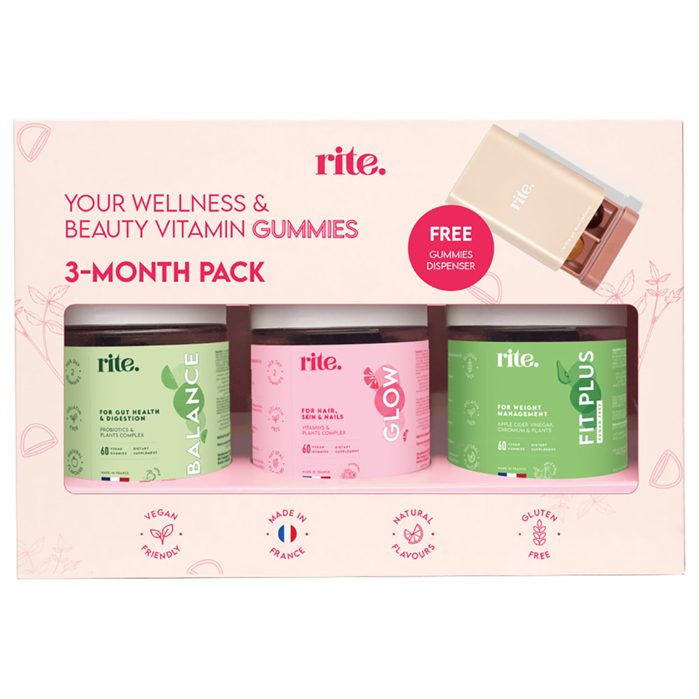 Rite - Beauty Gummies Gift Set With Dispenser