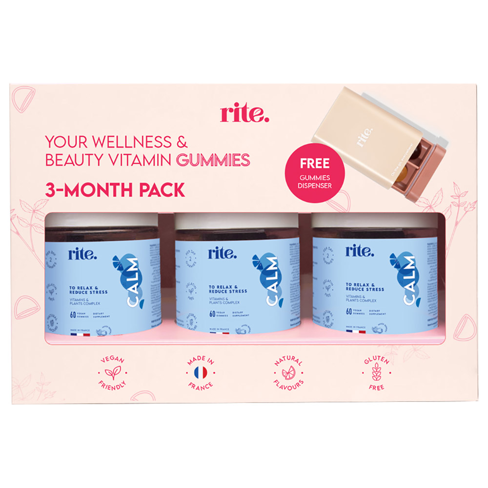 Rite - Calm Gummies Gift Set With Dispenser