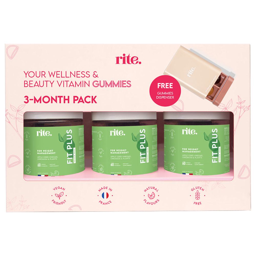 Rite - Fit Plus Gummies Gift Set With Dispenser