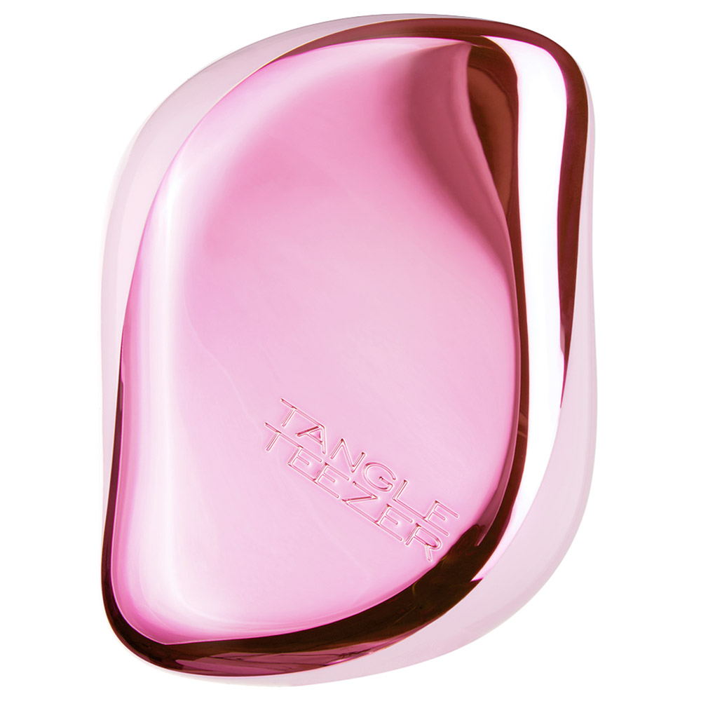 Tangle Teezer - Compact Brush Styler - Baby Pink Chrome