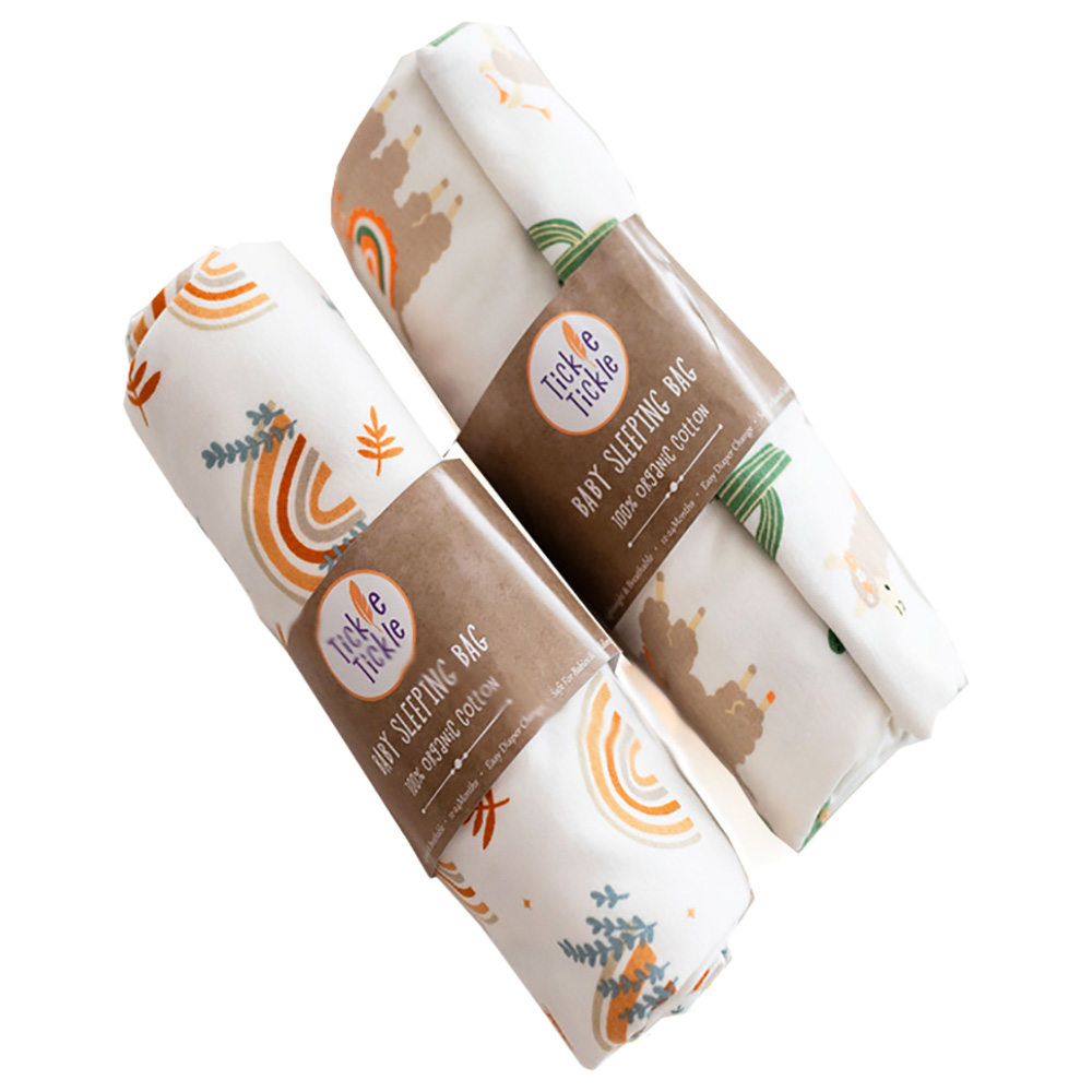 Tickle Tickle - 2pc-Set - Rainbow & Llama Sleeping Bag