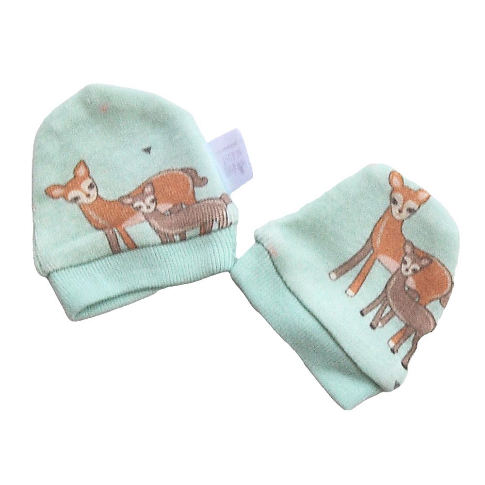 Tickle Tickle Organic Clothing - Dasher Mittens - Green