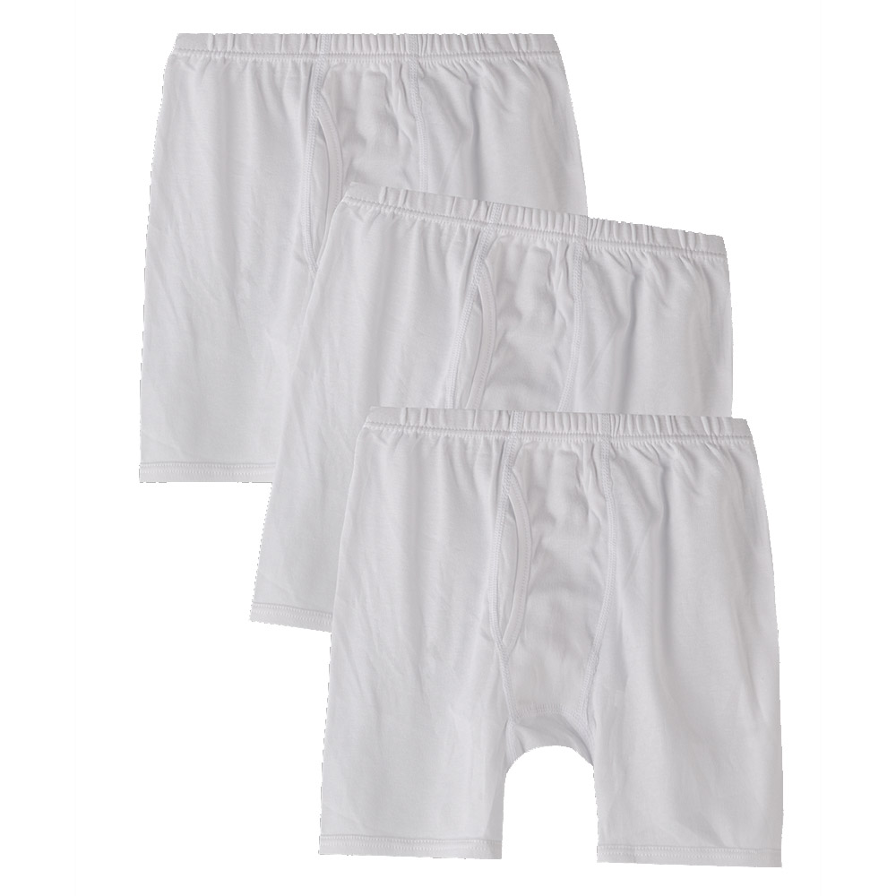 Zebra Crossing T-Shirtn Boy's Half Pants - White - 3 Pcs