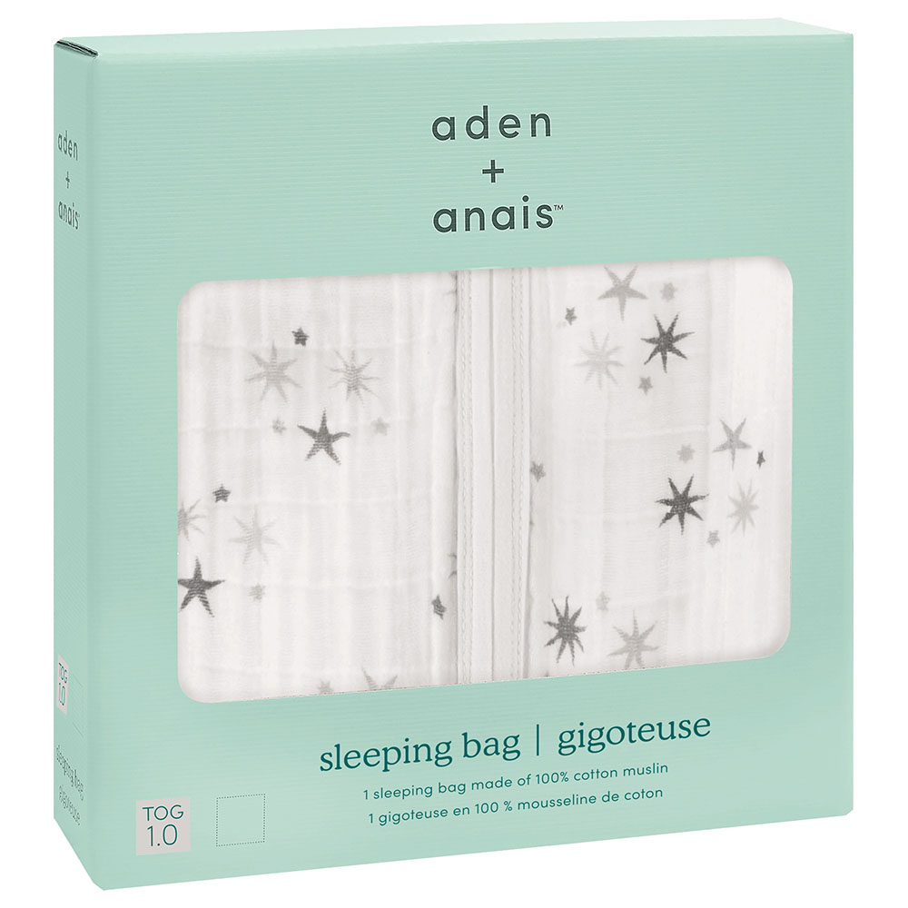 Aden + Anais - Cotton Muslin - Light Sleeping Bag - Twinkle Star Cluster