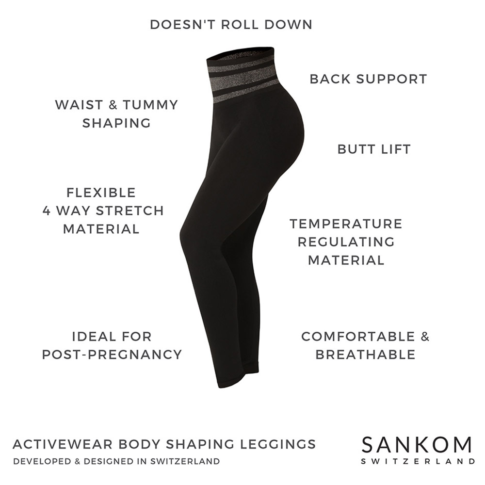 Sankom - Activewear Shaping Leggings Black