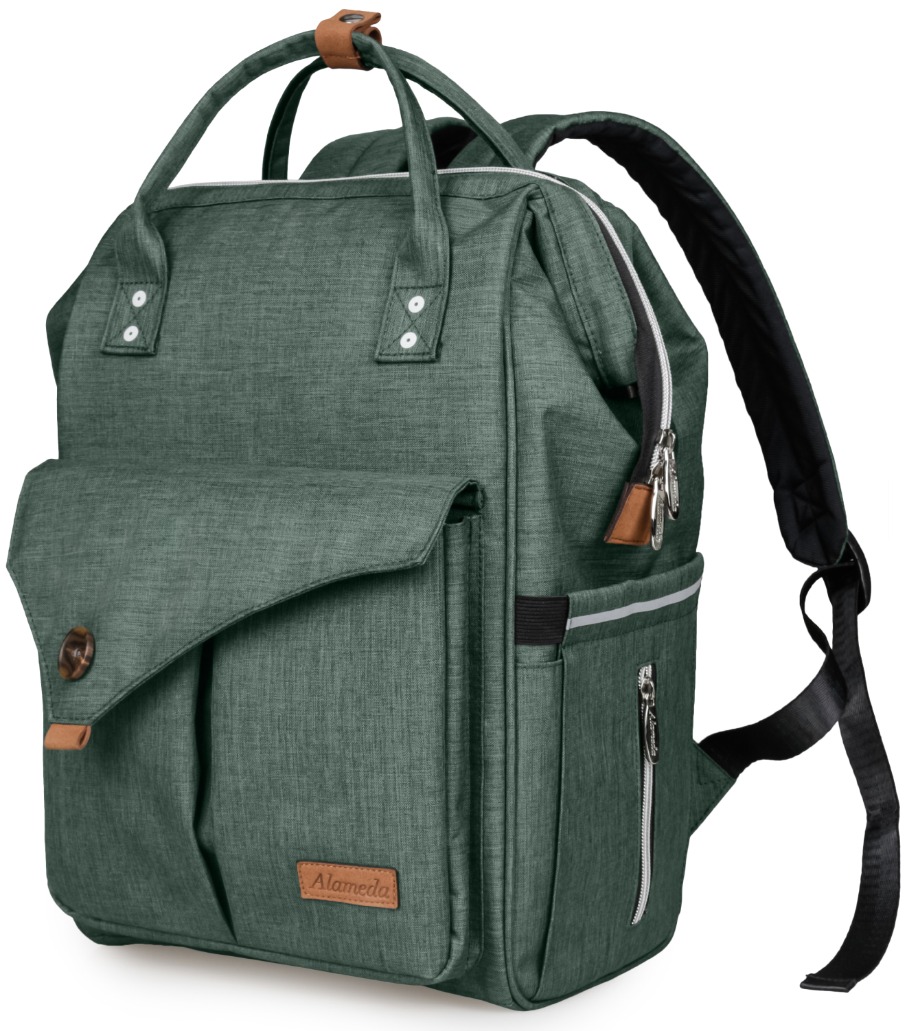 Alameda Diaper Backpack - Large - Olive Green