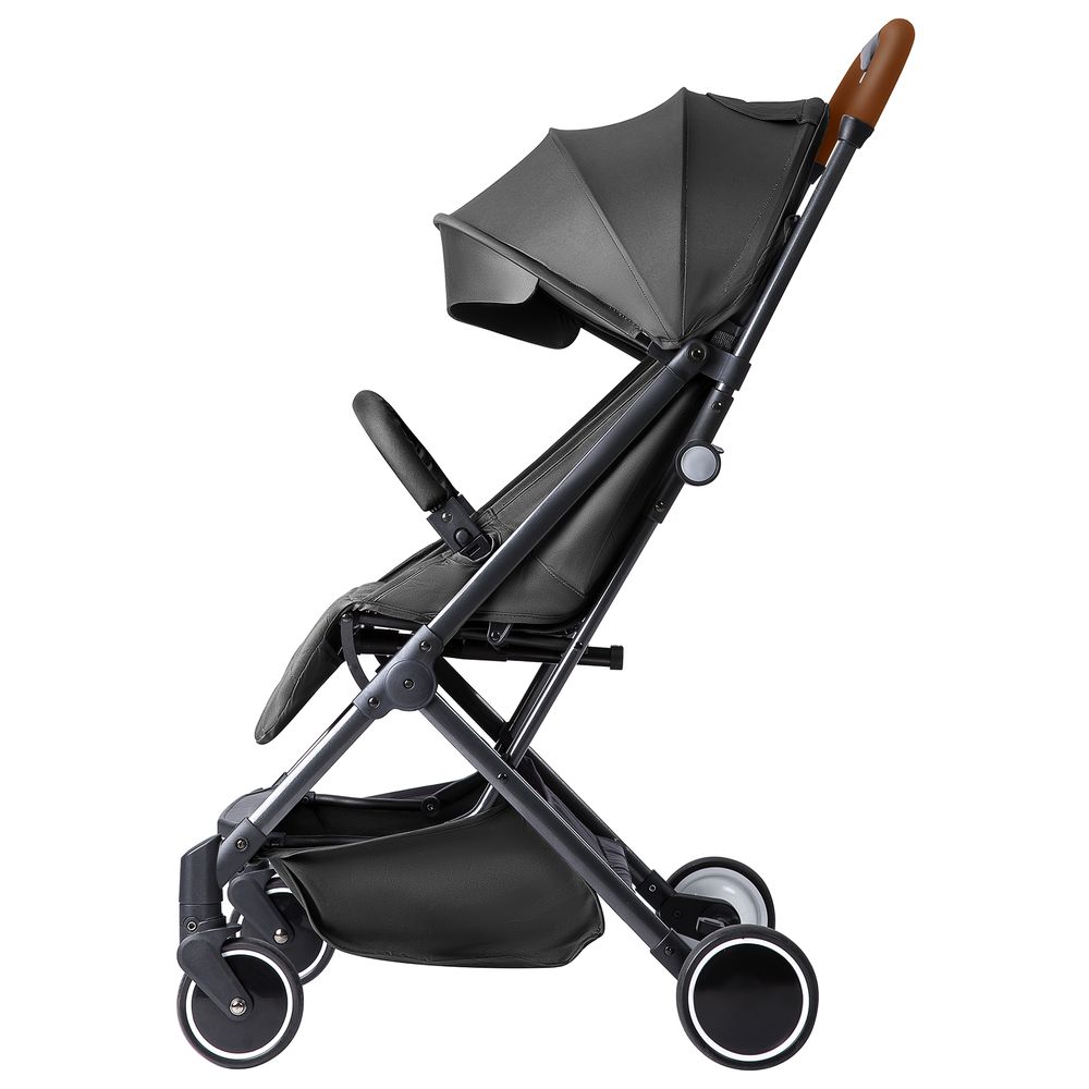 Teknum -Travel Lite Stroller with Sunveno Diaper Bag - Black