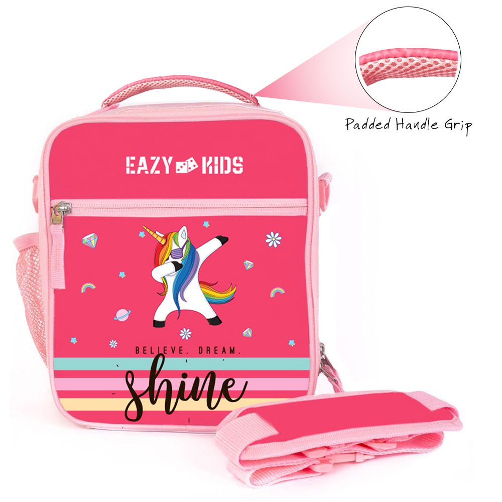 Eazy Kids - Bento Lunch Bag - Unicorn Pink