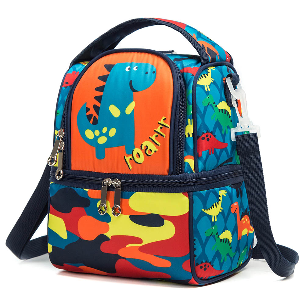 Eazy Kids - Lunch & Picnic bag - Dinosaur Blue