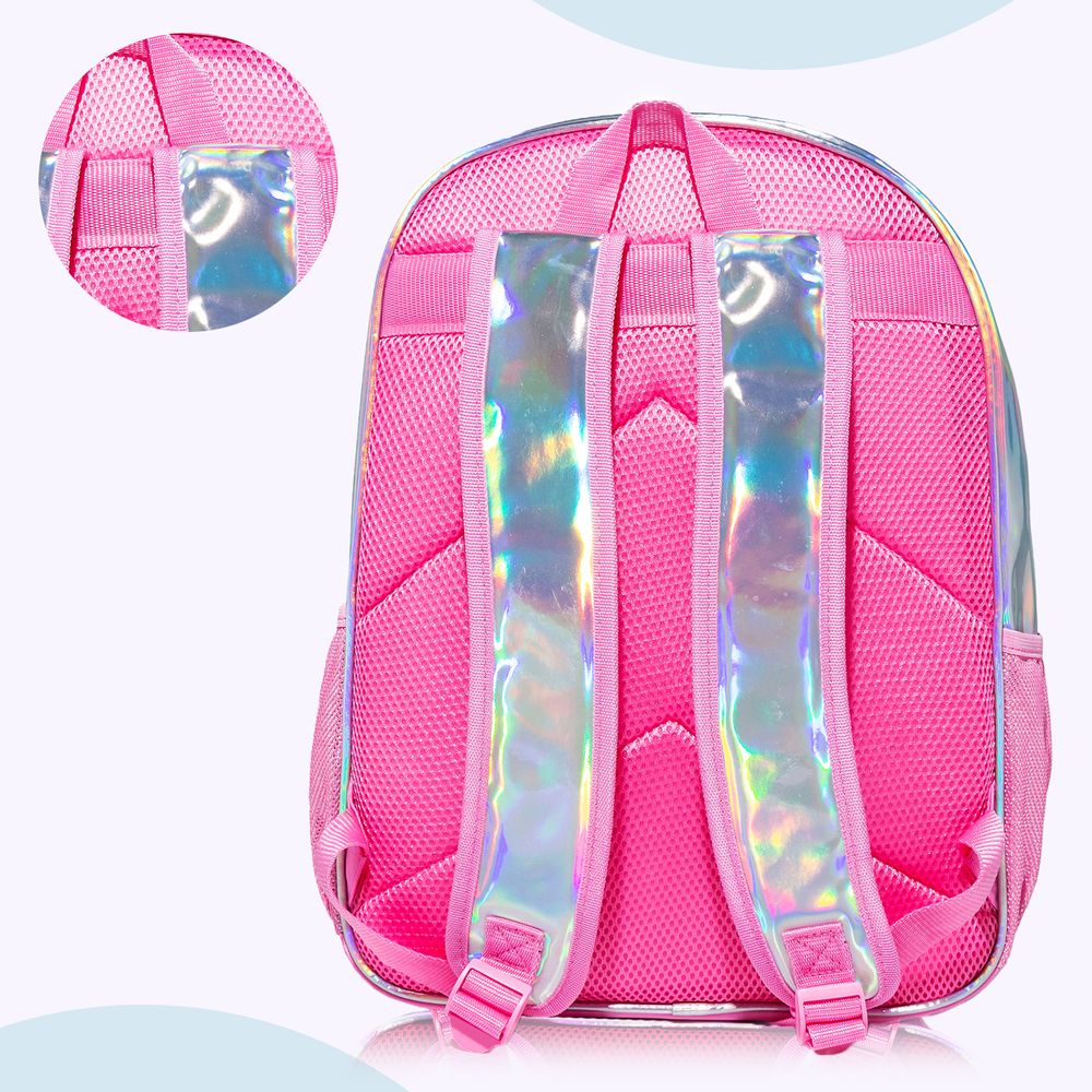 Eazy Kids - Backpack 18-Inch with Lunch Bag & Pencil Case - Pink