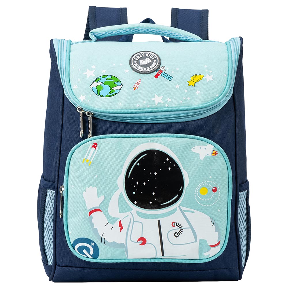 Eazy Kids - Astronaut Space School Backpack - Blue - 16-Inch/41cm