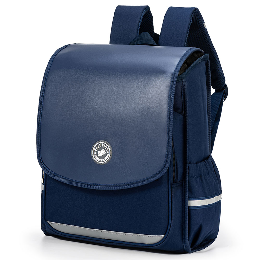 Eazy Kids - School Backpack - Blue - 14-Inch/36cm