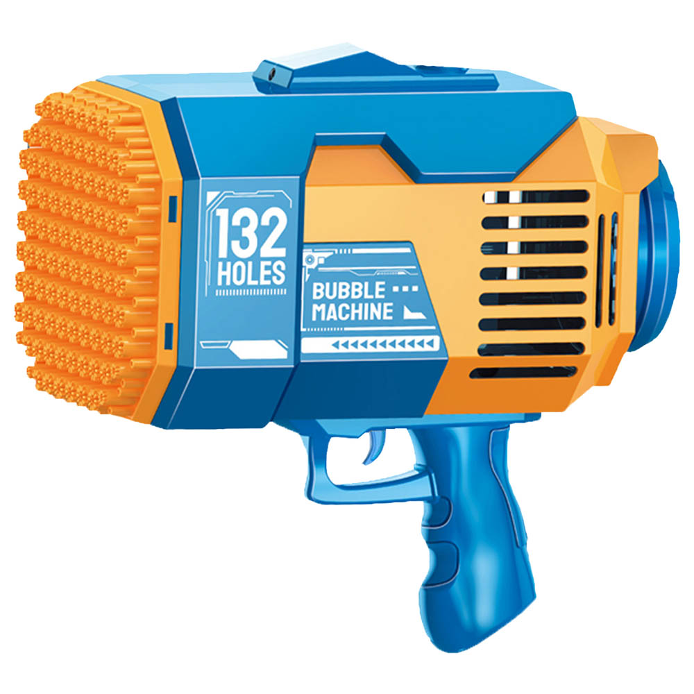 Little Story - 132 Holes Bubble Machine Gun with Light - Orange